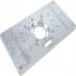 Router Table Insert Plate  Woodworking Benches Router Trimmer Models With 4 Rings High Accuracy Engraving Machine For Industrial Use as shown
