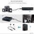 Rovtop 2 IN 1 Wireless Bluetooth 5 0 Audio Receiver Transmitter Bluetooth Adapter for Headphone Home TV MP3 PC black
