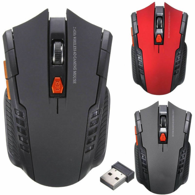 2.4Ghz Mini Wireless Optical Gaming Mouse & USB Receiver for PC Laptop 