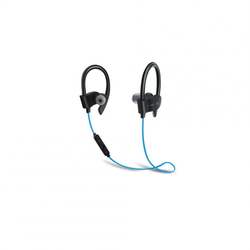 Rt558 Wireless Anti-lost Headset Wire-controlled Call Music Earplugs In-ear Bluetooth-compatible Sports Earphones blue