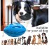 Rubber Dog Chew  Ball For  Pet  Tooth  Cleaning  Interactive  Dog  Treat  Toys Light blue opp bag