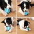 Rubber Dog Food  Ball Bite  Resistant  Toy Molar  Teeth  Cleaning Puppy  Toy Large blue