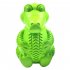 Rubber Dog Toothbrush Clean Teeth Bone Molars Stick Leakage Bite Resistant Dinosaur Designed Pet Toys as picture show