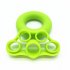 Rubber Stretch Resistance Band Set Gippers Silicone Finger Forearm Hand Grip Expander Trainer  Grip   Rally Green