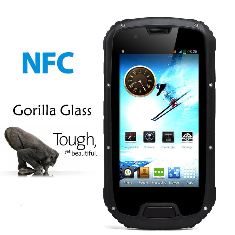 Rugged 4.3 Inch Android Smartphone (Black)