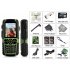 Rugged mobile phone with GPS  compass  and walkie talkie for outdoor use
