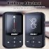 Ruizu X52 Wireless Bluetooth compatible Mp3 Mp4 Music Player Fm Recording E book Clock Pedometer Multi function For Student Sports Running Black
