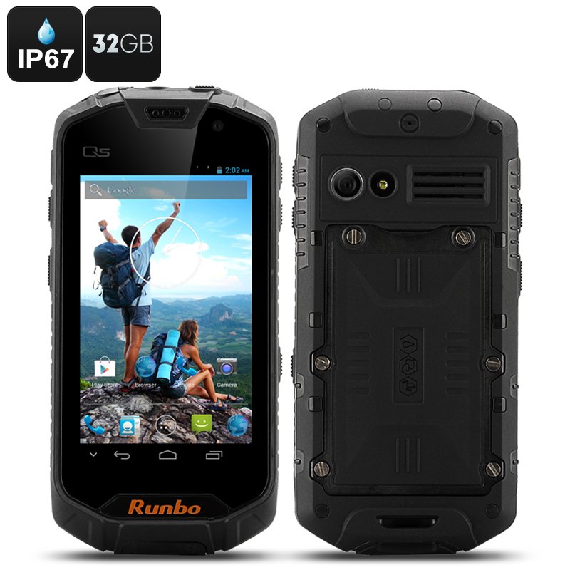 Runbo Q5 Rugged Smartphone 32GB (Black)