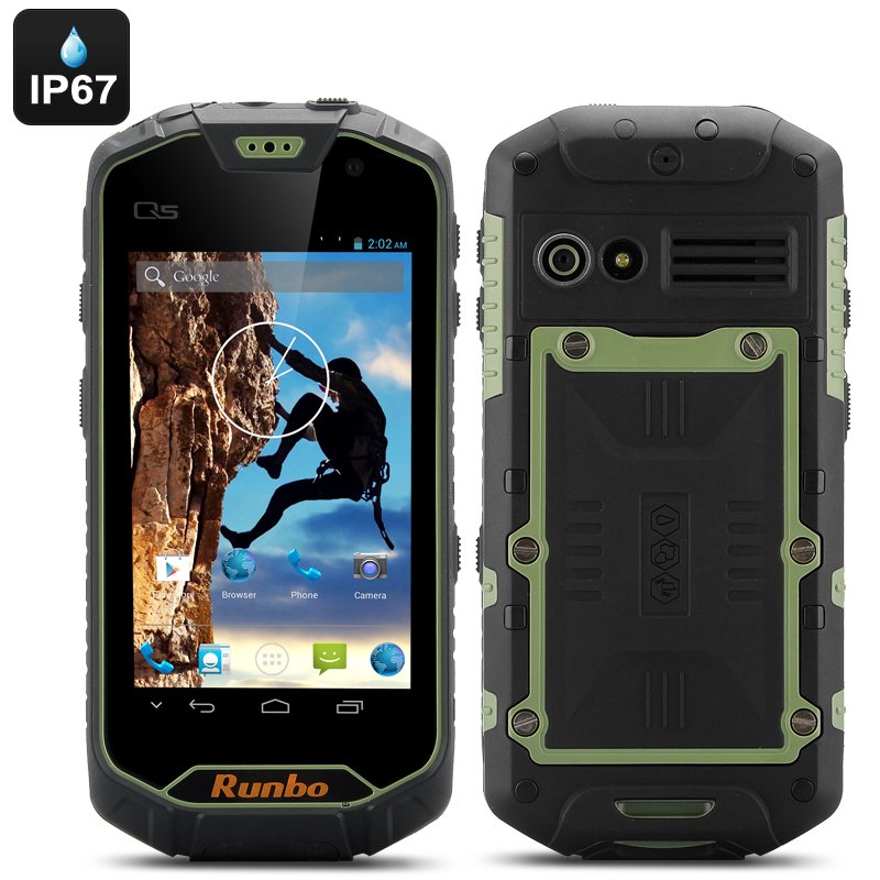 Runbo Q5S Rugged Smartphone 8GB (Green)