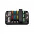 Rv Yacht Fuse Box with Led Indication Light 6 way Multiple Fuses Holder Acc Control for Car Marine Boat Black