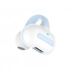 S-M8 Single Earbud Open Ear Headphones Hands-Free Noise Canceling Earphones For Cell Phone PC Tablet Laptop Computer blue