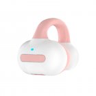 S-M8 Single Earbud Open Ear Headphones Hands-Free Noise Canceling Earphones For Cell Phone PC Tablet Laptop Computer pink