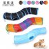 S shaped Tunnel Curved Cat Runway Foldable Multicolour Pet Supplies brown free size