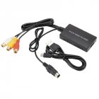 S-video To Hdmi Converter Av To Hdmi Adapter Rca Convert 720p@60hz For Hdtv Dvd black