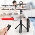 S03s Wireless Bluetooth compatible Selfie Stick With Fill Light Mini Expandable Monopod For Phone