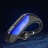 S08 Single Earphone Ear Hanging Type Bluetooth compatible Ultra long Standby Waterproof Headphones sapphire blue 5 1 Fast Charge Waterproof