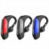 S08 Single Earphone Ear Hanging Type Bluetooth compatible Ultra long Standby Waterproof Headphones rose red 5 1 Fast Charge Waterproof