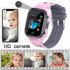 S1 Kids Smart Watch Sim Card Call Smartphone With Light Touch screen Waterproof Watches English Version pink