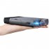 S1 Portable Mini Movie Projector DLP Display Perfect Household Projector for Fun Camping Neighborhood Gathering Backyard Movie  black European regulations