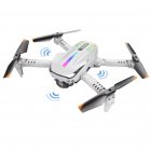 S1 Wi-fi Mini Drone With Wifi Signal Obstacle Avoidance Function Single /dual Camera 4k Infrared Drone White 2 Batteries