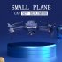 S1 Wi fi Mini Drone With Wifi Signal Obstacle Avoidance Function Single  dual Camera 4k Infrared Drone Black 1 Battery