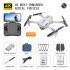 S1 Wi fi Mini Drone With Wifi Signal Obstacle Avoidance Function Single  dual Camera 4k Infrared Drone White 1 battery