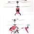 S107g Remote Control Helicopter Model Toys 3 channel Fall resistant Remote Control Aircraft for Kids Gifts Red
