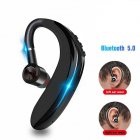 S109 Single Ear Wireless Bluetooth Headphones In-ear Call Noise Cancelling Business Earphones With Mic black