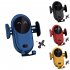 S11 Car Wireless Charger Vent Mount 10W Fast Charging Auto Clamping Car Mount Phone Holder Compatible For IPhone 4 5 6 5 Inches red