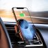 S11 Car Wireless Charger Vent Mount 10W Fast Charging Auto Clamping Car Mount Phone Holder Compatible For IPhone 4 5 6 5 Inches red