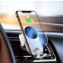 S11 Car Wireless Charger Vent Mount 10W Fast Charging Auto Clamping Car Mount Phone Holder Compatible For IPhone 4 5 6 5 Inches red