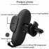 S11 Car Wireless Charger Vent Mount 10W Fast Charging Auto Clamping Car Mount Phone Holder Compatible For IPhone 4 5 6 5 Inches red