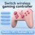 S11 Games Controller Wireless Rechargeable Handheld Controller With Vibration Motors Technology Compatible For Switch Pro Console black