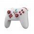 S11 Games Controller Wireless Rechargeable Handheld Controller With Vibration Motors Technology Compatible For Switch Pro Console White