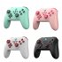 S11 Games Controller Wireless Rechargeable Handheld Controller With Vibration Motors Technology Compatible For Switch Pro Console White