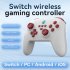 S11 Games Controller Wireless Rechargeable Handheld Controller With Vibration Motors Technology Compatible For Switch Pro Console pink