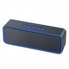 S11 Wireless Bluetooth Speaker Outdoor Portable Mini Audio Support Fm Radio Subwoofer Loudspeaker dark blue