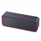 S11 Wireless Bluetooth Speaker Outdoor Portable Mini Audio Support Fm Radio Subwoofer Loudspeaker black red