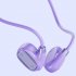 S11 Wireless Earbuds Headphones ENC Intelligent Noise Reduction 15H Playtime 200mAh Battery Stereo Sports Earphone Purple