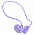 S11 Wireless Earbuds Headphones ENC Intelligent Noise Reduction 15H Playtime 200mAh Battery Stereo Sports Earphone Purple