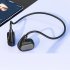 S11 Wireless Earbuds Headphones ENC Intelligent Noise Reduction 15H Playtime 200mAh Battery Stereo Sports Earphone Purple