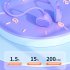 S11 Wireless Earbuds Headphones ENC Intelligent Noise Reduction 15H Playtime 200mAh Battery Stereo Sports Earphone Purple