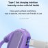 S11 Wireless Earbuds Headphones ENC Intelligent Noise Reduction 15H Playtime 200mAh Battery Stereo Sports Earphone Purple