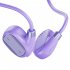 S11 Wireless Earbuds Headphones ENC Intelligent Noise Reduction 15H Playtime 200mAh Battery Stereo Sports Earphone Purple