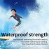 S1200 Swimming Headphones with Built In 8gb Memory Ultra Light in Ear Earphones Black