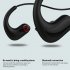 S1200 Swimming Headphones with Built In 8gb Memory Ultra Light in Ear Earphones Black