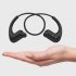 S1200 Swimming Headphones with Built In 8gb Memory Ultra Light in Ear Earphones Black
