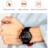 S18 Smartwatch Full Touch Heart Rate Blood Pressure Sleep Monitoring Call Information Alert Smart Bracelet red
