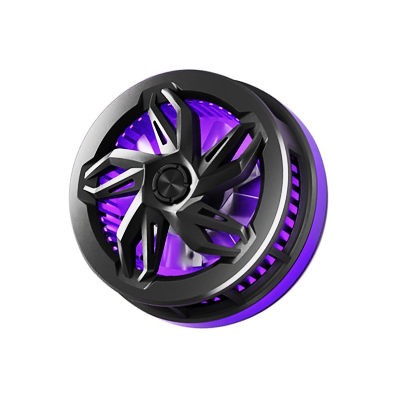 S18 Universal Mobile Phone Cooler Phone Gaming Magnetic Radiator With Ambient Lighting Portable Phone Semiconductor Radiator Cooling Fan For Playing Games Watching Videos S18