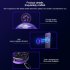 S18 Universal Mobile Phone Cooler Phone Gaming Magnetic Radiator With Ambient Lighting Portable Phone Semiconductor Radiator Cooling Fan For Playing Games Watch